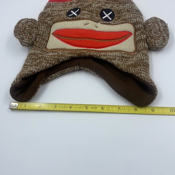 Sock Monkey Hat Youth Size - Picture 4 of 6